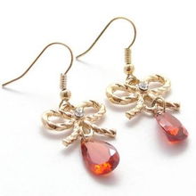 時尚魅力 捷芮兒合金韓版蝴蝶結耳墜，打造精致珠寶首飾新風尚