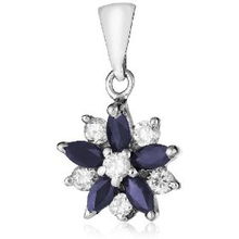 燃情之焰 925銀鍍白金天然藍寶石吊墜 lbsdz005 的藝術與魅力